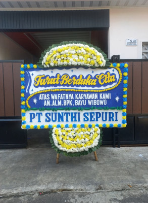 Papan Bunga Duka di Gegerkalong